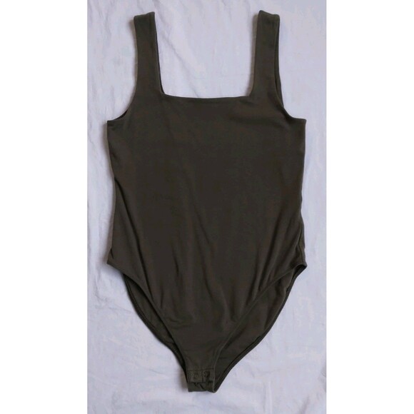 3 Old Navy Square Neck Tank Top Bodysuit Pink Orange Green Women’s Size M - Picture 11 of 14